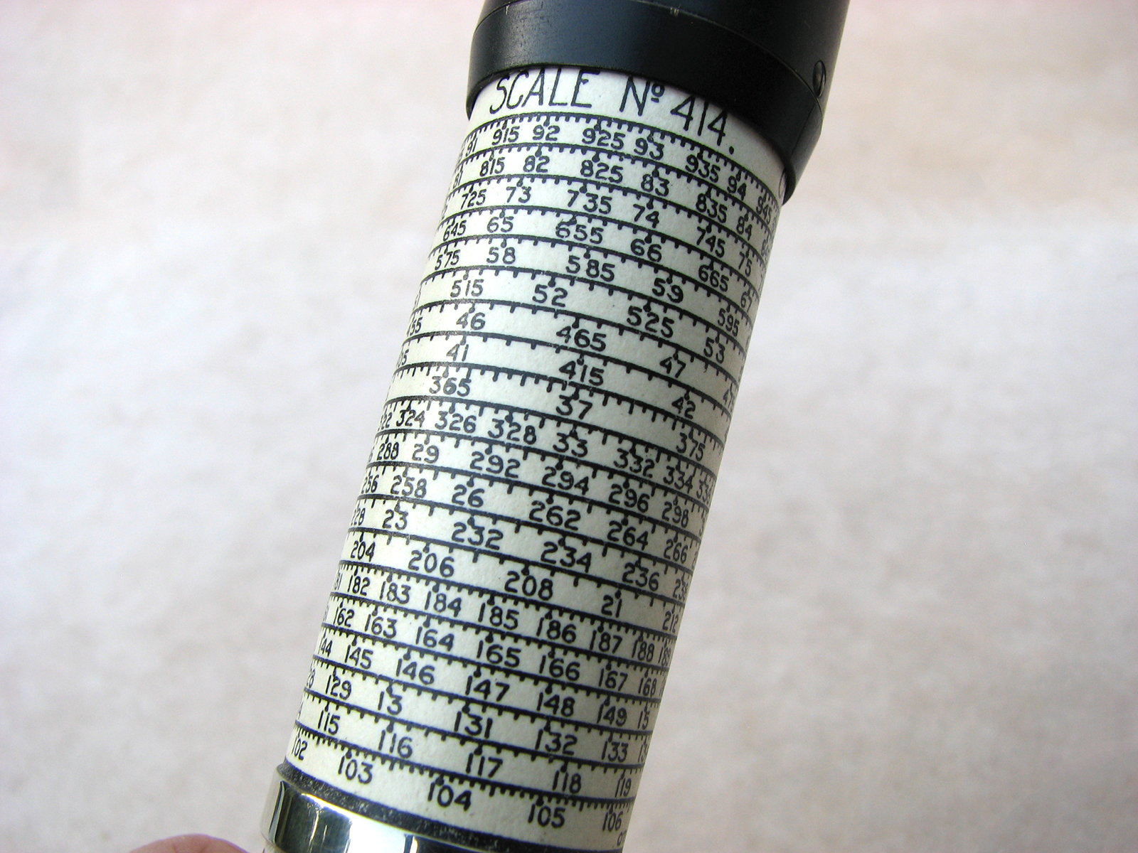 Late 1940's Otis King model K type B cylindrical slide rule calculator